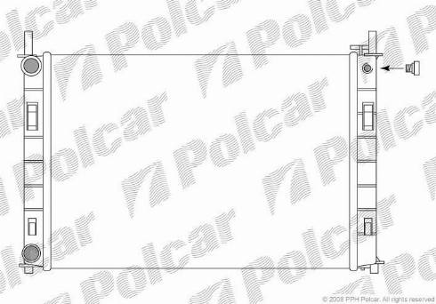 Polcar 321208-3 - Radiator, mühərrikin soyudulması furqanavto.az