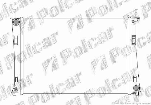 Polcar 3212082X - Radiator, mühərrikin soyudulması furqanavto.az