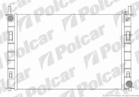 Polcar 321208-2 - Radiator, mühərrikin soyudulması furqanavto.az