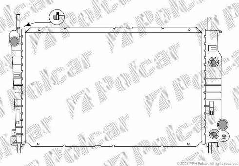 Polcar 321708-4 - Radiator, mühərrikin soyudulması furqanavto.az