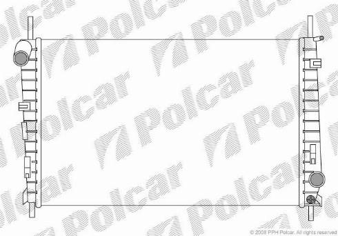 Polcar 3217083X - Radiator, mühərrikin soyudulması furqanavto.az