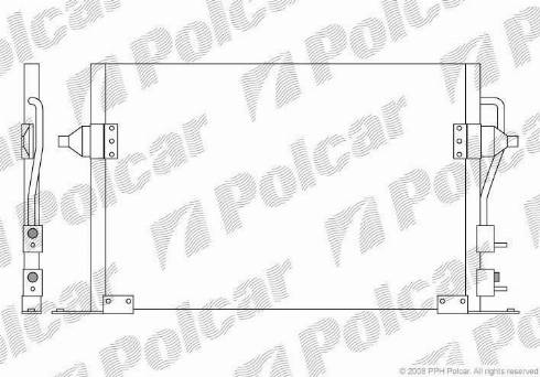 Polcar 3217K81X - Kondenser, kondisioner furqanavto.az