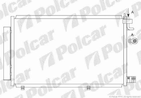 Polcar 3238K8C1 - Kondenser, kondisioner furqanavto.az