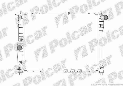 Polcar 2912081X - Radiator, mühərrikin soyudulması furqanavto.az