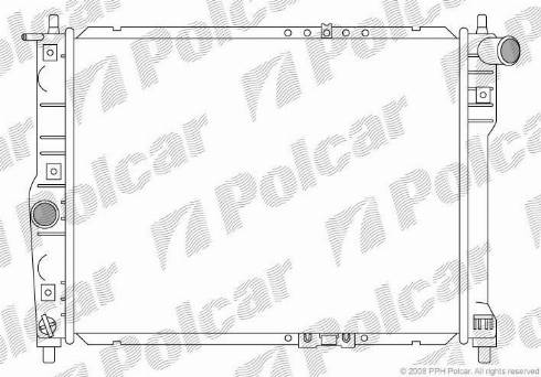 Polcar 291208-1 - Radiator, mühərrikin soyudulması furqanavto.az