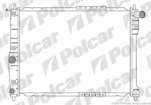 Polcar 291208 - Radiator, mühərrikin soyudulması furqanavto.az