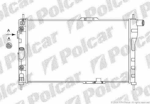 Polcar 292008-2 - Radiator, mühərrikin soyudulması furqanavto.az