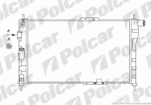 Polcar 292008A1 - Radiator, mühərrikin soyudulması furqanavto.az