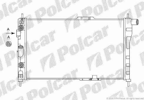 Polcar 292008A2 - Radiator, mühərrikin soyudulması furqanavto.az