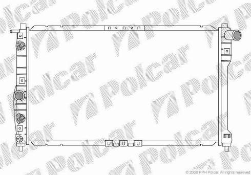 Polcar 292208A2 - Radiator, mühərrikin soyudulması furqanavto.az