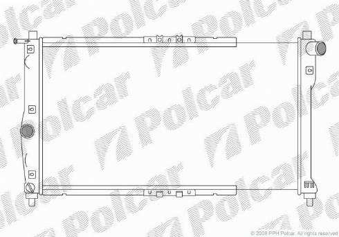 Polcar 292208A1 - Radiator, mühərrikin soyudulması furqanavto.az