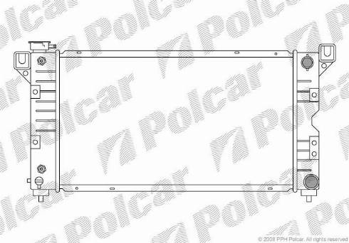 Polcar 240108-2 - Radiator, mühərrikin soyudulması furqanavto.az