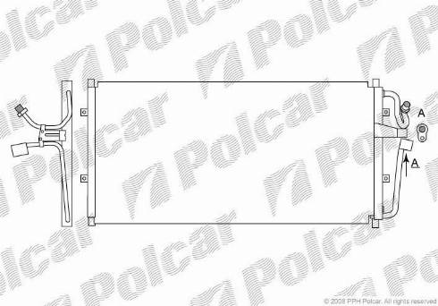 Polcar 2530K8B4 - Kondenser, kondisioner furqanavto.az