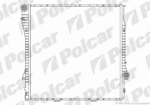 Polcar 205008-4 - Radiator, mühərrikin soyudulması furqanavto.az