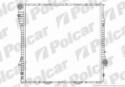 Polcar 205008-3 - Radiator, mühərrikin soyudulması furqanavto.az