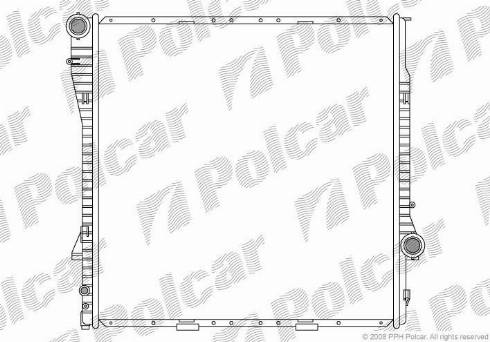 Polcar 205008-2 - Radiator, mühərrikin soyudulması furqanavto.az