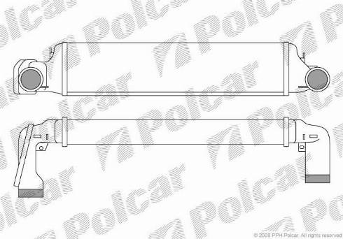 Polcar 2008J81X - Intercooler, şarj cihazı furqanavto.az