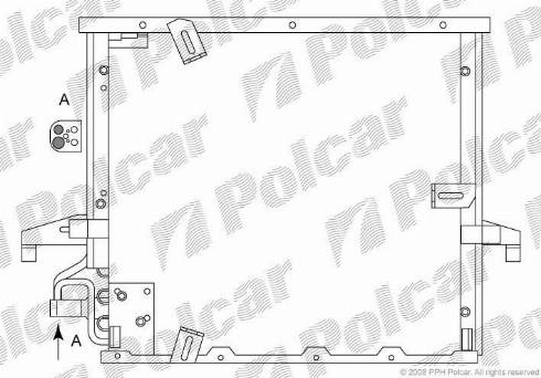 Polcar 2007K8B2 - Kondenser, kondisioner furqanavto.az