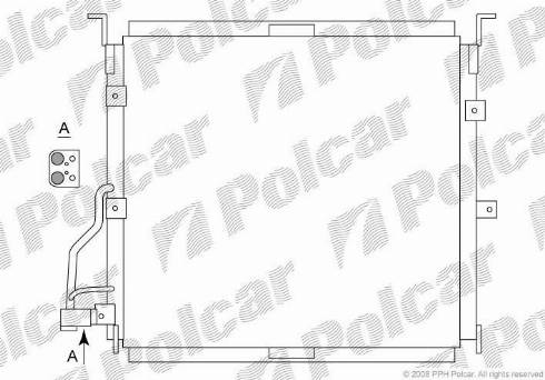 Polcar 2007K8C5 - Kondenser, kondisioner furqanavto.az