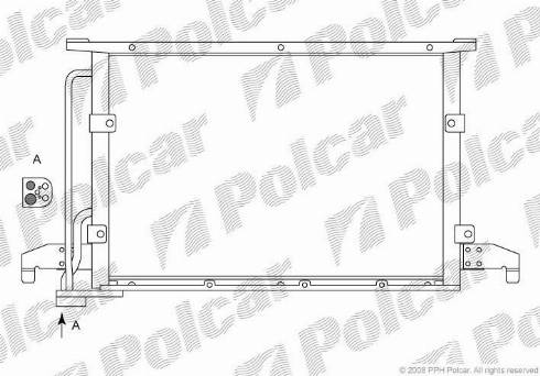 Polcar 2007K8C3 - Kondenser, kondisioner furqanavto.az