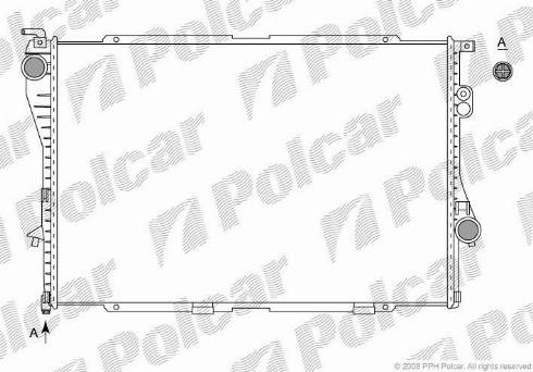 Polcar 2016084X - Radiator, mühərrikin soyudulması furqanavto.az