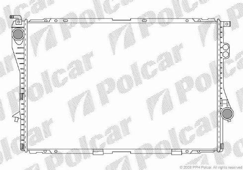 Polcar 201608-4 - Radiator, mühərrikin soyudulması furqanavto.az