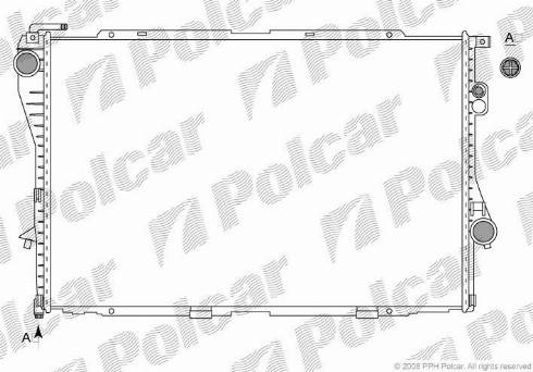 Polcar 2016086X - Radiator, mühərrikin soyudulması furqanavto.az