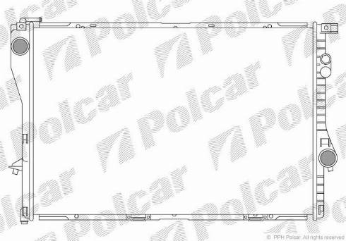 Polcar 201608-6 - Radiator, mühərrikin soyudulması furqanavto.az