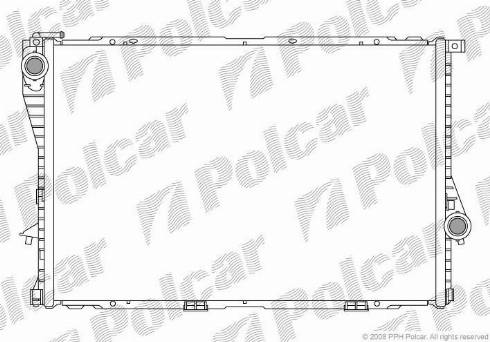 Polcar 2016088X - Radiator, mühərrikin soyudulması furqanavto.az