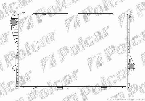 Polcar 2016087X - Radiator, mühərrikin soyudulması furqanavto.az