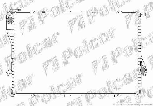 Polcar 201608-7 - Radiator, mühərrikin soyudulması furqanavto.az