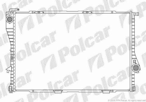 Polcar 202208-1 - Radiator, mühərrikin soyudulması furqanavto.az