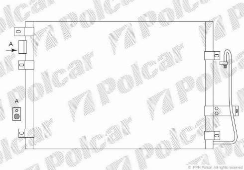 Polcar 2800K8C1 - Kondenser, kondisioner furqanavto.az