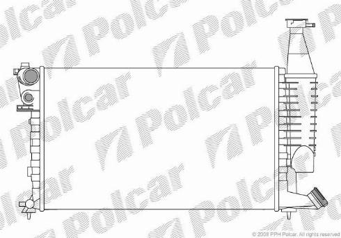 Polcar 235008-9 - Radiator, mühərrikin soyudulması furqanavto.az