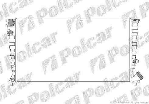 Polcar 235008-4 - Radiator, mühərrikin soyudulması furqanavto.az