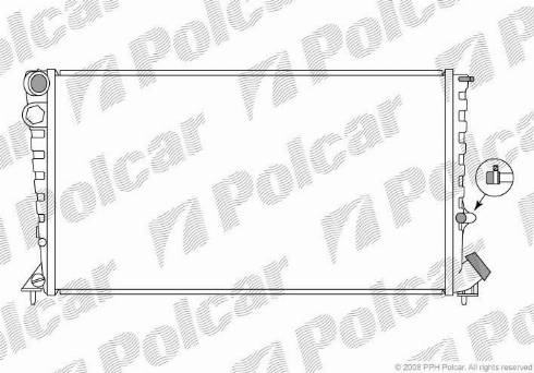 Polcar 235008-6 - Radiator, mühərrikin soyudulması furqanavto.az