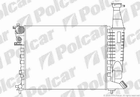 Polcar 235008-1 - Radiator, mühərrikin soyudulması furqanavto.az