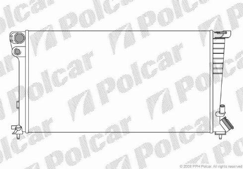 Polcar 235008-8 - Radiator, mühərrikin soyudulması furqanavto.az