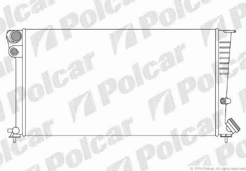 Polcar 235008-3 - Radiator, mühərrikin soyudulması furqanavto.az