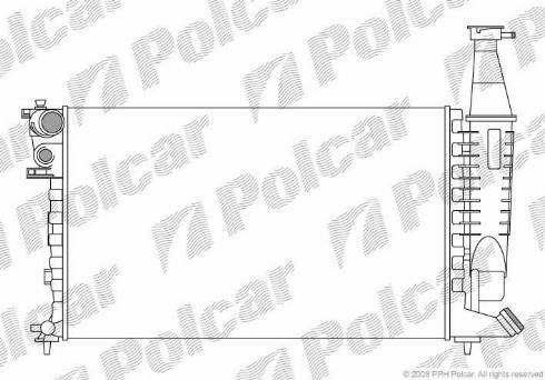 Polcar 235008-2 - Radiator, mühərrikin soyudulması furqanavto.az