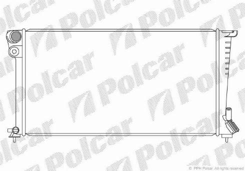 Polcar 235008 - Radiator, mühərrikin soyudulması furqanavto.az