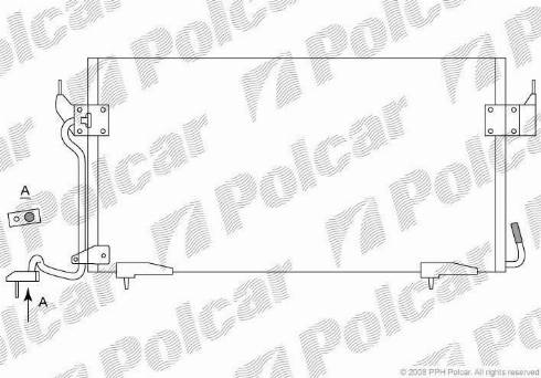 Polcar 2350K8C1 - Kondenser, kondisioner furqanavto.az