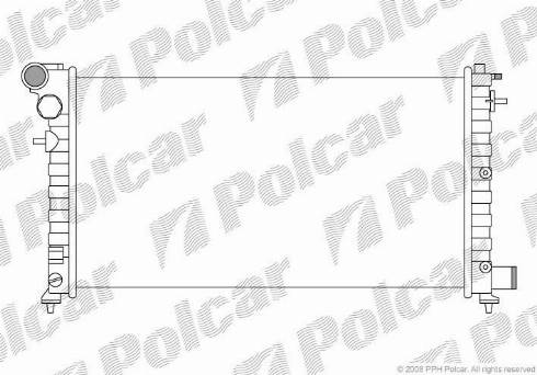 Polcar 230608-3 - Radiator, mühərrikin soyudulması furqanavto.az