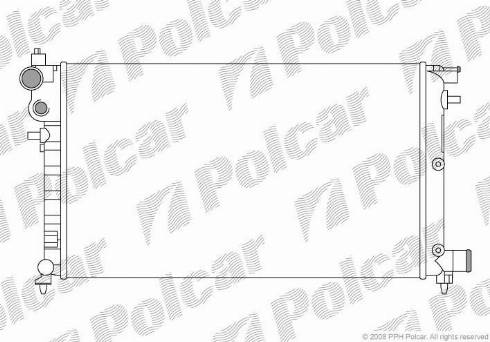 Polcar 230608A3 - Radiator, mühərrikin soyudulması furqanavto.az