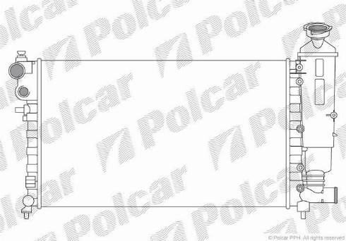 Polcar 230608A2 - Radiator, mühərrikin soyudulması furqanavto.az