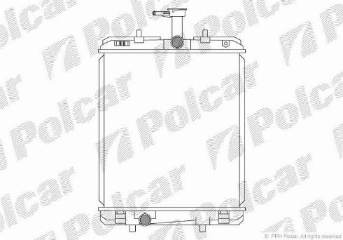 Polcar 230108A2 - Radiator, mühərrikin soyudulması furqanavto.az