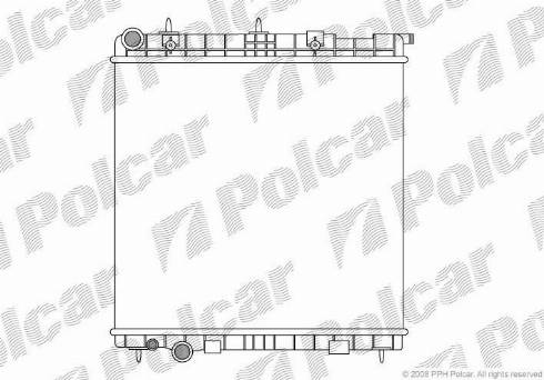 Polcar 231508-4 - Radiator, mühərrikin soyudulması furqanavto.az