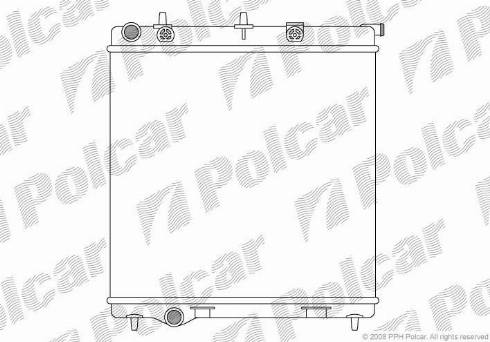 Polcar 2315085X - Radiator, mühərrikin soyudulması furqanavto.az