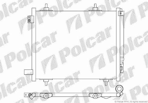Polcar 2315K8C1 - Kondenser, kondisioner furqanavto.az