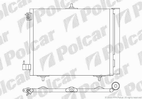 Polcar 2316K81X - Kondenser, kondisioner furqanavto.az